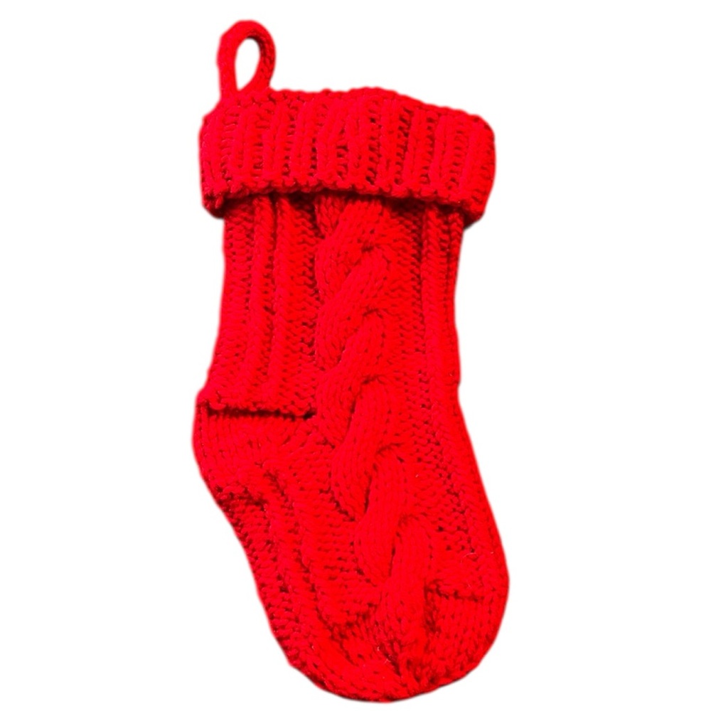 New Chunky Handmade Cable Knit Christmas Stocking